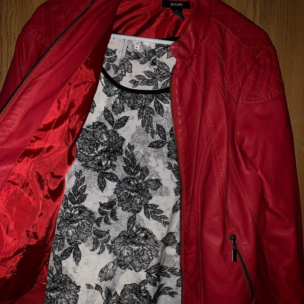 Cute silky floral tank top to wear under a blazer
